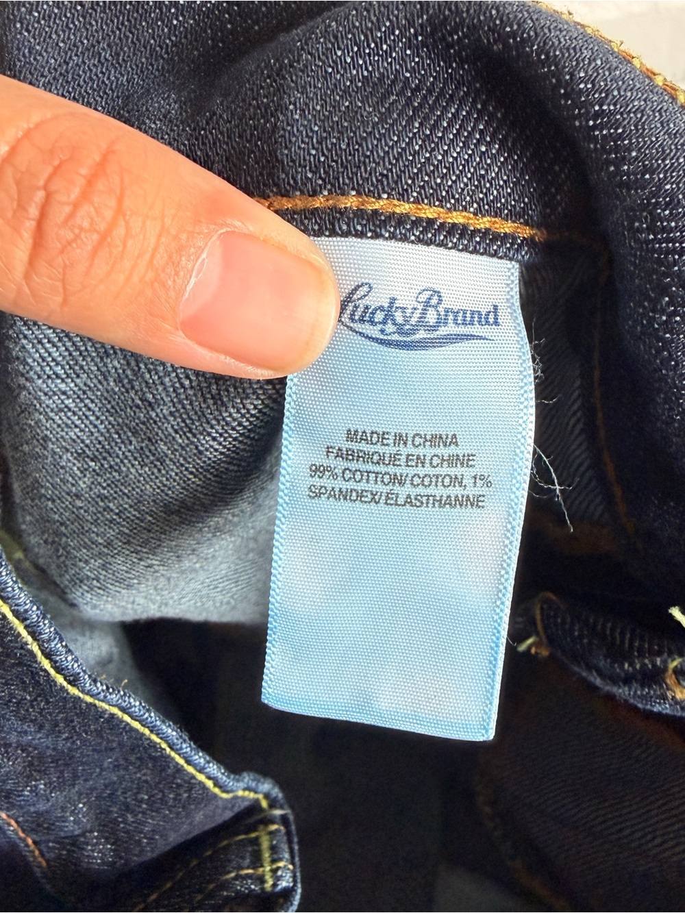 Lucky Brand Easy Rider Bootcut Jeans Dark Wash Stretch Denim Womens 2/26 - Picture 5 of 9